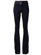 Veronica Beard Flared Jeans, Women's, Size: 12, Blue, Cotton/polyester/spandex/elastane/modal