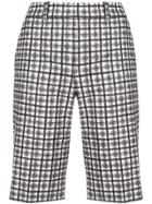 Michael Kors Check Bermuda Shorts - Black