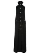 Versus Cut-out Buttoned Gown