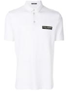 Dolce & Gabbana Logo Patch Polo Shirt - White