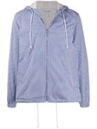 Comme Des Garçons Shirt Micro-stripe Print Jacket - White