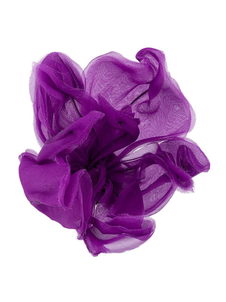 Forte Forte Flower Brooch - Purple