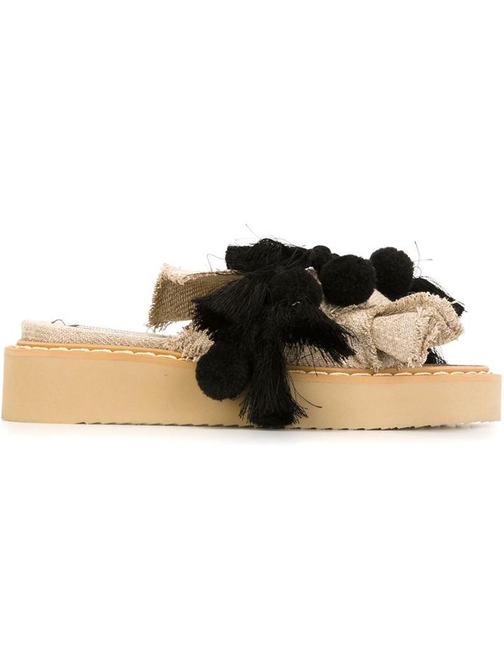 No21 Pom Pom Sandals