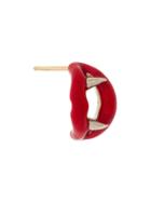Yohji Yamamoto Thang Earrings - Red