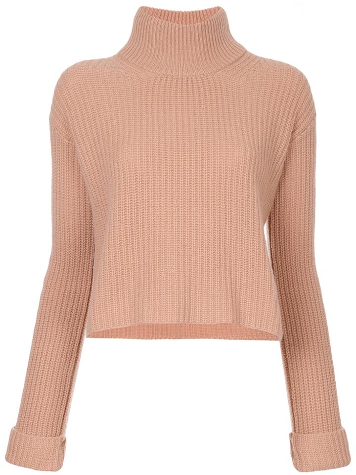 Forte Forte Ribbed Turtleneck Sweater - Yellow & Orange