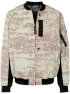 Stone Island Shadow Project Printed Zipped Bomber Jacket - Neutrals