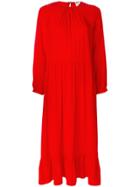 Semicouture Peplum Style Flared Dress