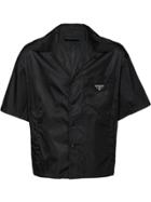 Prada Logo Short-sleeve Shirt - Black