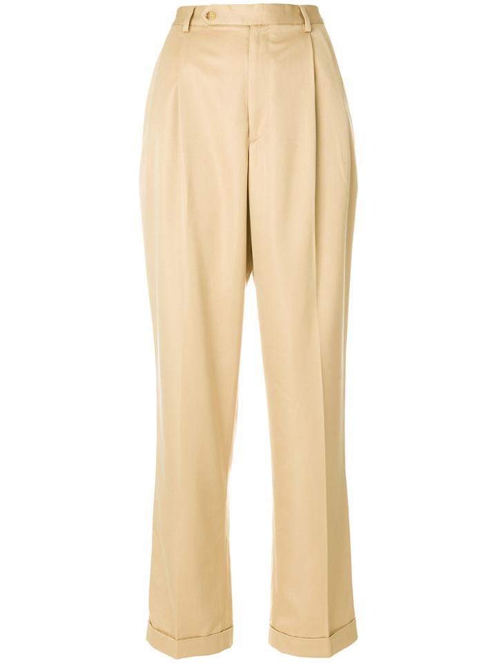 Polo Ralph Lauren High-rise Trousers - Nude & Neutrals