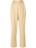 Polo Ralph Lauren High-rise Trousers - Nude & Neutrals