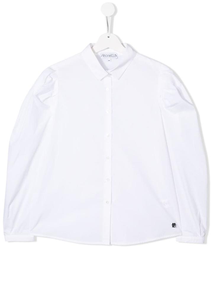 Simonetta Teen Classic Blouse - White