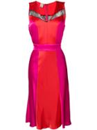 Pinko Satin And Lace Sleeveless Dress