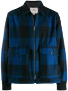 Woolrich Checkered Pattern Jacket - Blue