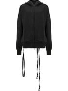 Ann Demeulemeester Zipped Hooded Jacket - Black