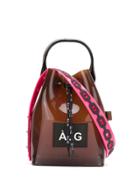 Àlg Bolsa/pochete Com Alça De Corrente - Brown