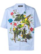 Dsquared2 Birds Print Shortsleeved Shirt - Blue