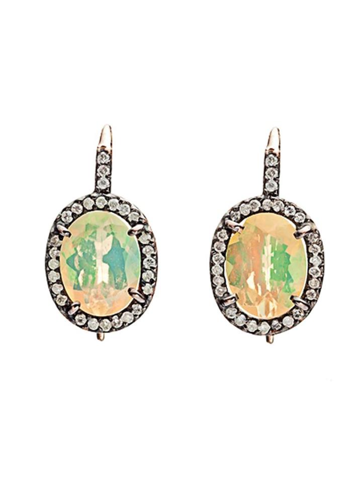 Katherine Wallach Ethiopian Pave Diamond Earrings
