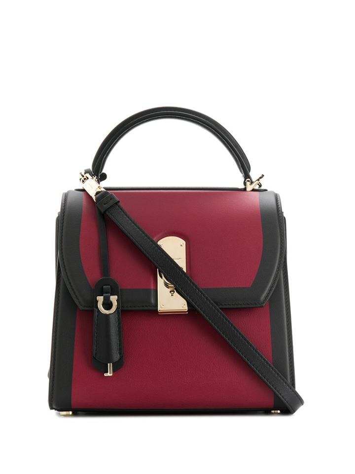 Salvatore Ferragamo Boxyz Tote Bag - Red