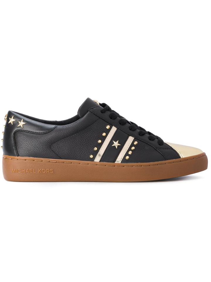 Michael Michael Kors Stud Embellished Sneakers - Black