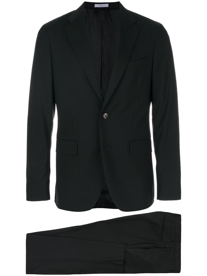 Boglioli Fitted Formal Suit - Black