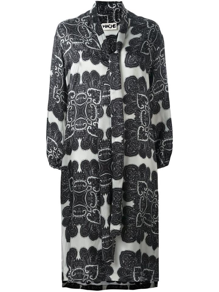 Hache Floral Print Shift Dress