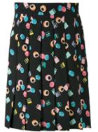 Marc Jacobs - Assorted Licorice Printed Skirt - Women - Silk - 8, Black, Silk