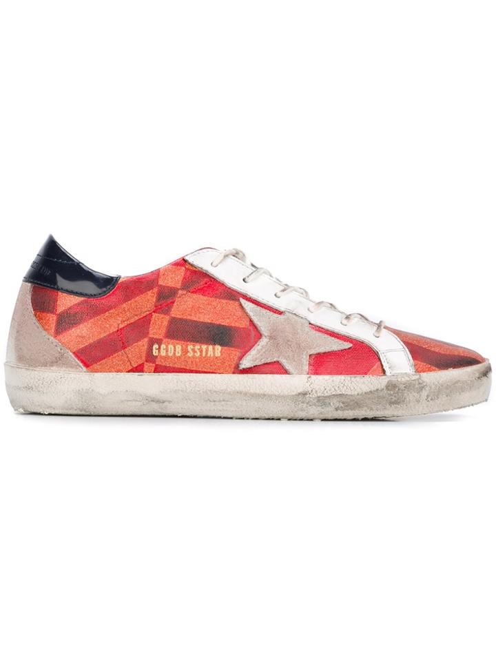 Golden Goose Deluxe Brand Super Star Sneakers - Red