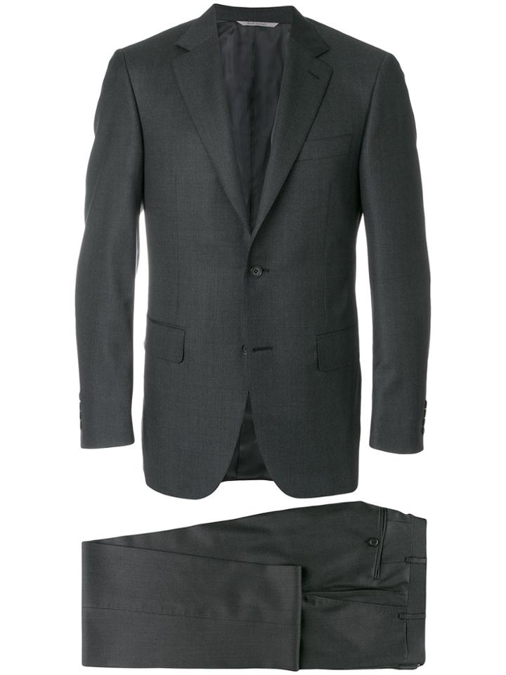 Thom Browne Classic Suit In Dark Grey Super 120's Wool Plain Weave