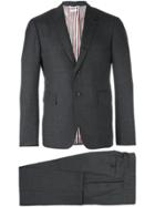 Thom Browne Classic Suit In Dark Grey Super 120's Wool Plain Weave