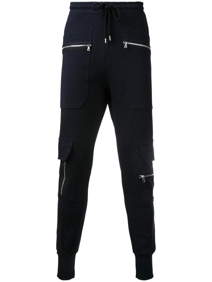 Markus Lupfer Zip Pocket Track Pants, Men's, Size: Xl, Black, Cotton