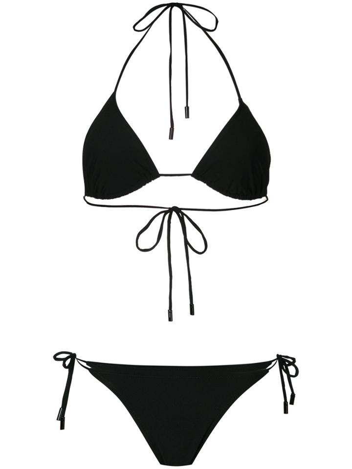 Givenchy Logo Print Bikini - Black