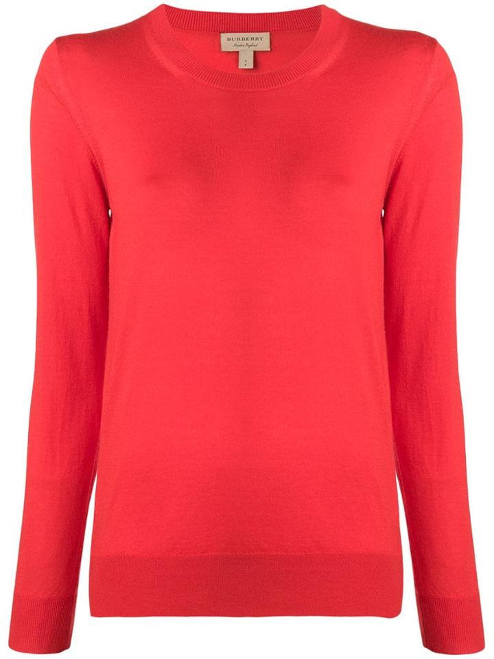 Burberry London Knitted Sweatshirt - Yellow & Orange