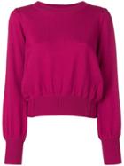 Twin-set Juliet Sleeves Knitted Sweater - Red