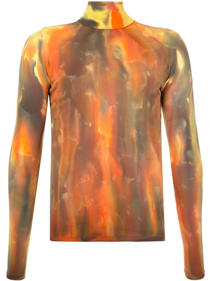 Ambush Tie-dye Fitted Sweater - Multicolour