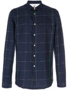Ps By Paul Smith Checked Button Up Shirt - Blue
