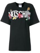 Moschino Patched Logo T-shirt - Black