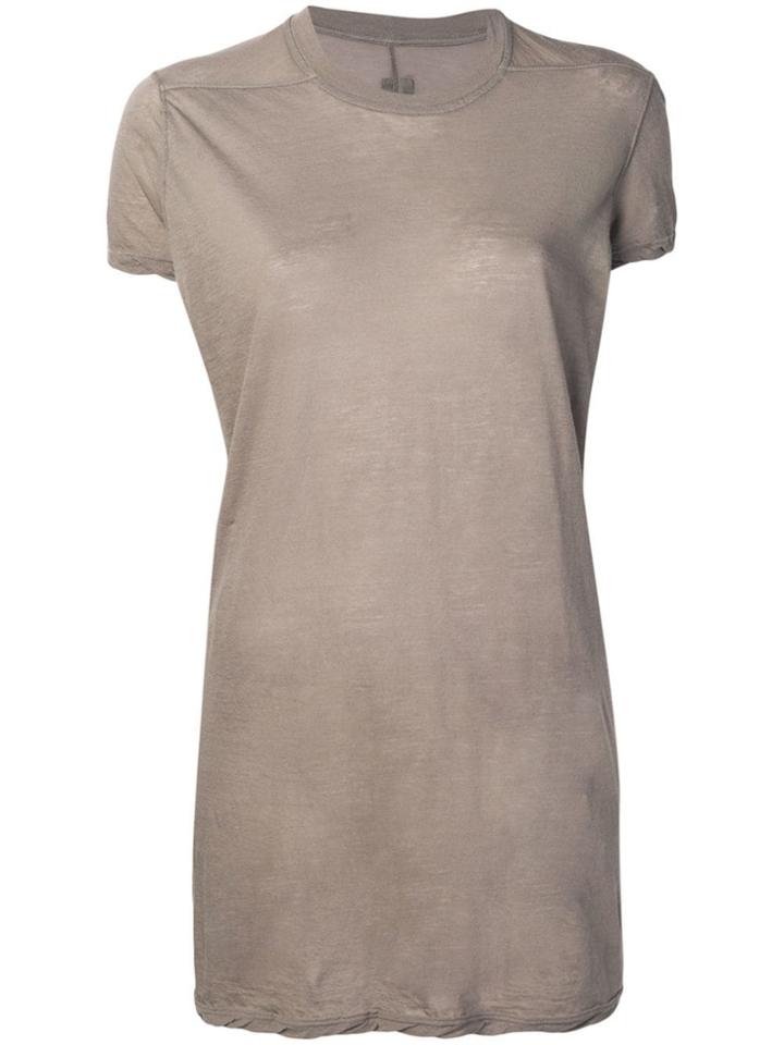 Rick Owens Drkshdw Long Slim-fit T-shirt - Neutrals