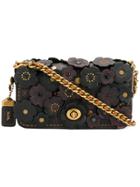 Coach Appliqué Dinky Cross Body Bag - Black