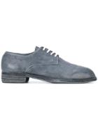 Guidi Vintage Ball Derby Shoes - Blue