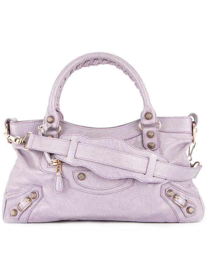 Balenciaga Vintage The Giant First Editor's Hand Bag - Pink & Purple