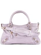 Balenciaga Vintage The Giant First Editor's Hand Bag - Pink & Purple