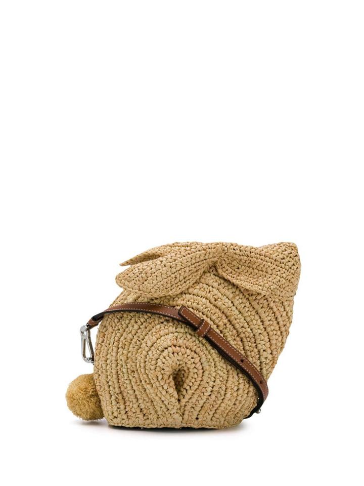 Loewe Bunny Crossbody Bag - Neutrals