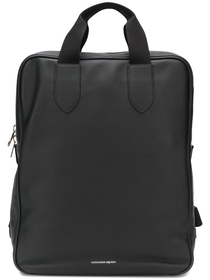 Alexander Mcqueen Shopper Backpack - Black