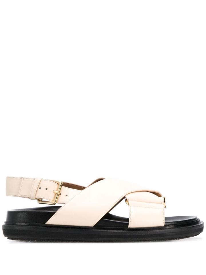 Marni Open Toe Sandals - White