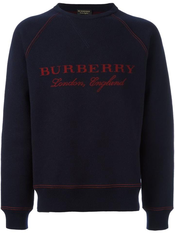 Burberry Logo Print Sweatshirt