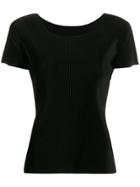 Pleats Please Issey Miyake Pleated Short-sleeve Top - Black