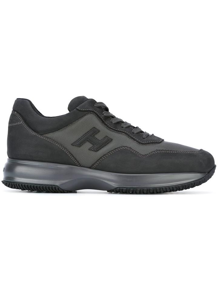 Hogan Tonal Logo Patch Sneakers