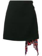 Givenchy Side Pleated Skirt - Black