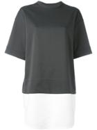 The Reracs Contrast Hem Top - Green