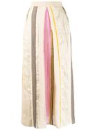 Lorena Antoniazzi Striped Midi Skirt - Neutrals